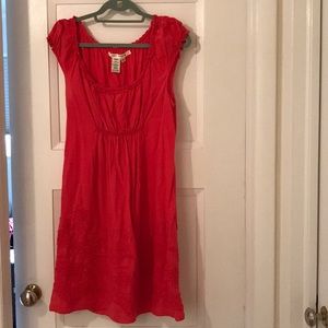 Size L Max Studio coral colored dress